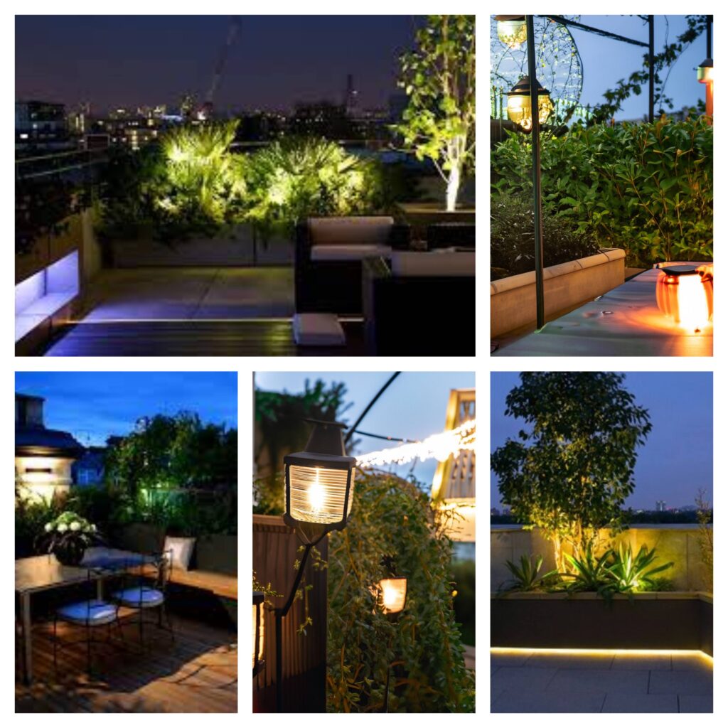 Terrace garden Night