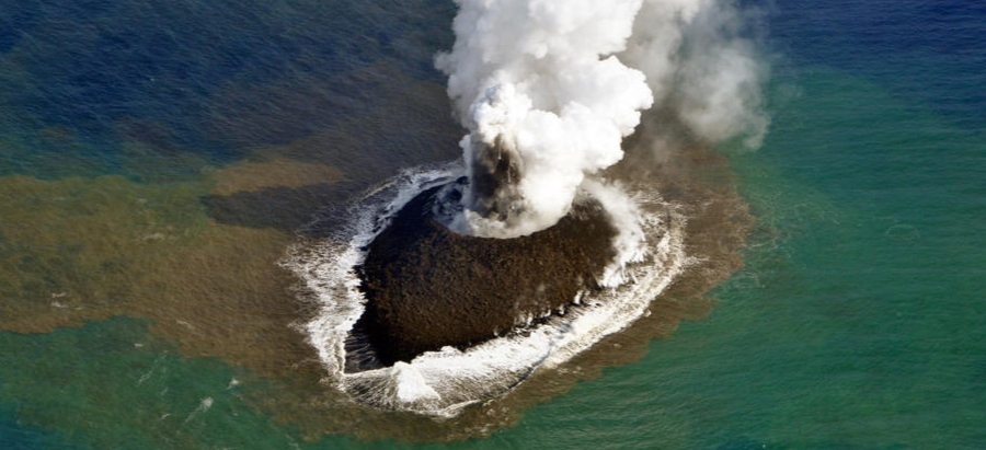 New Japanese Volcanic Island