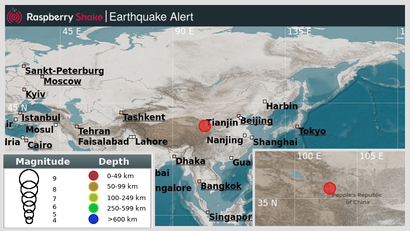 China Earthquake Region