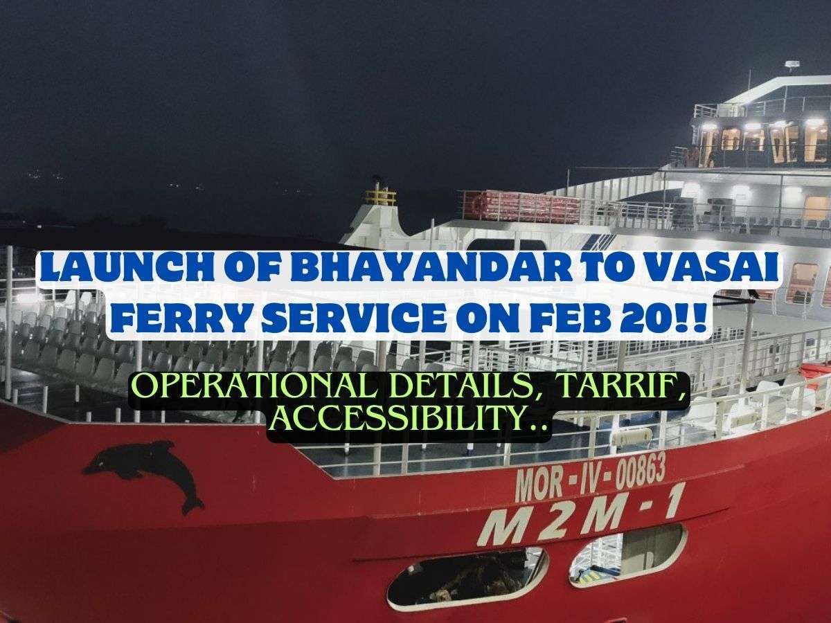 Bhayandar to Vasai Ferry Service On Feb 20